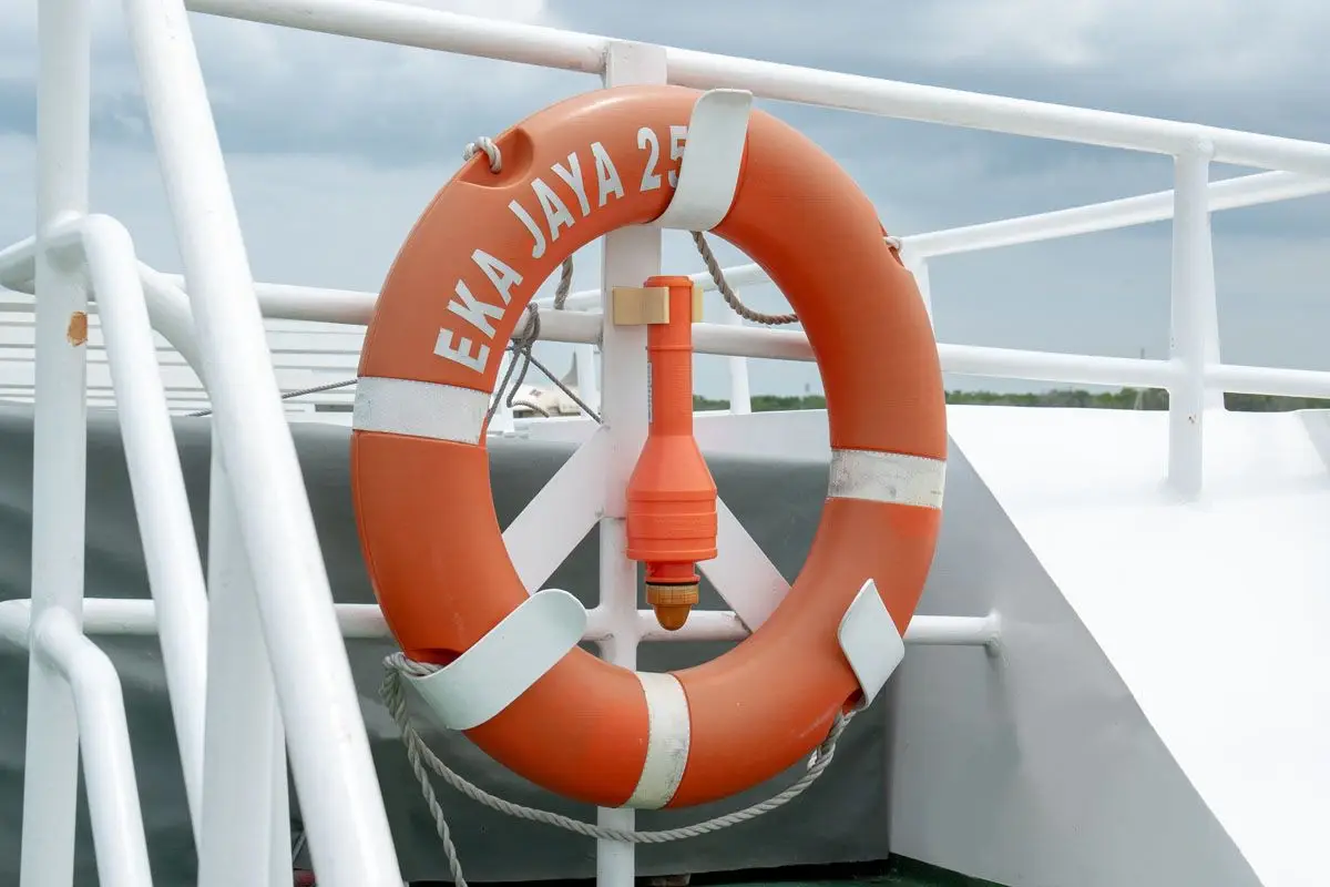 eka jaya fast ferry safty equipment